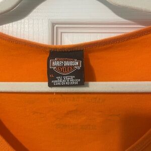 Harley Davidson Flames Woodstock, IL Womens XL Long sleeve top